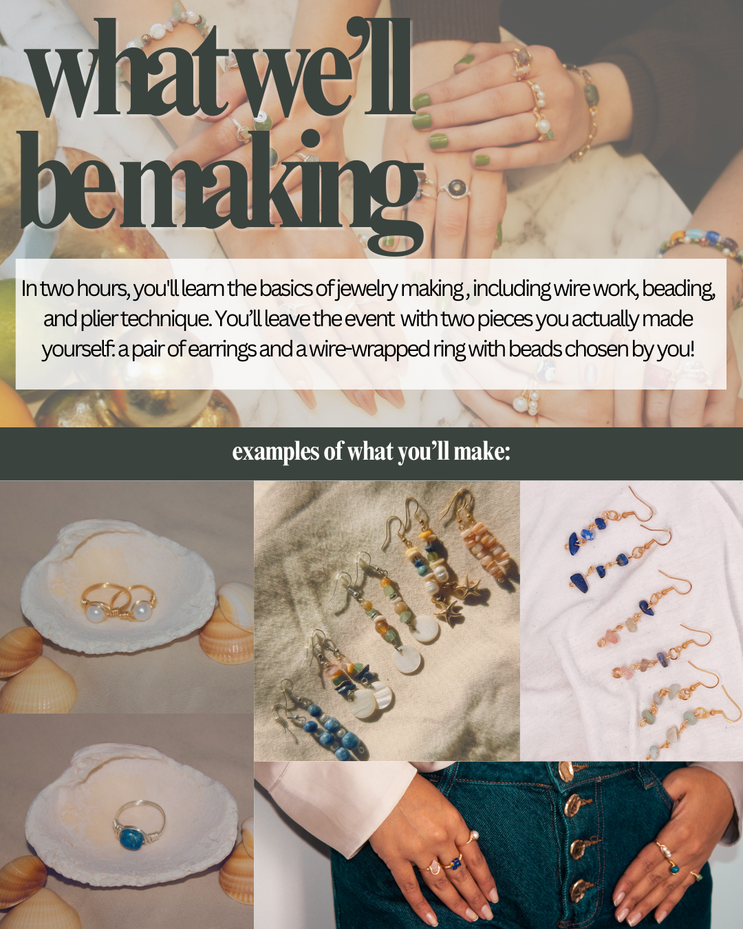 JEWELRY MAKING WORKSHOP