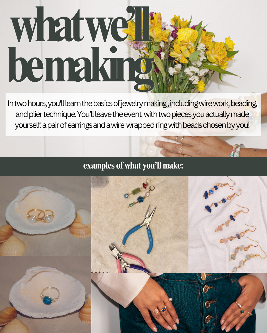 JEWELRY MAKING WORKSHOP
