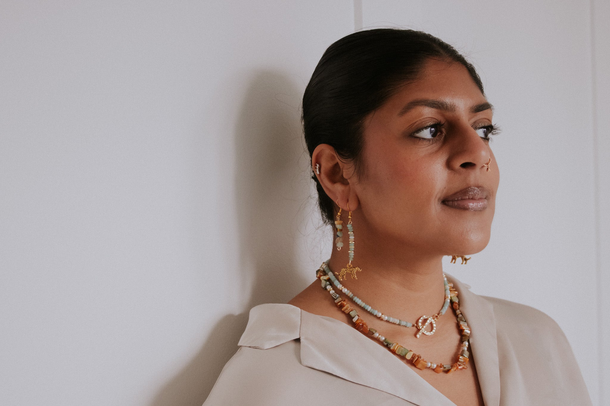 Breezy Leopard Earrings