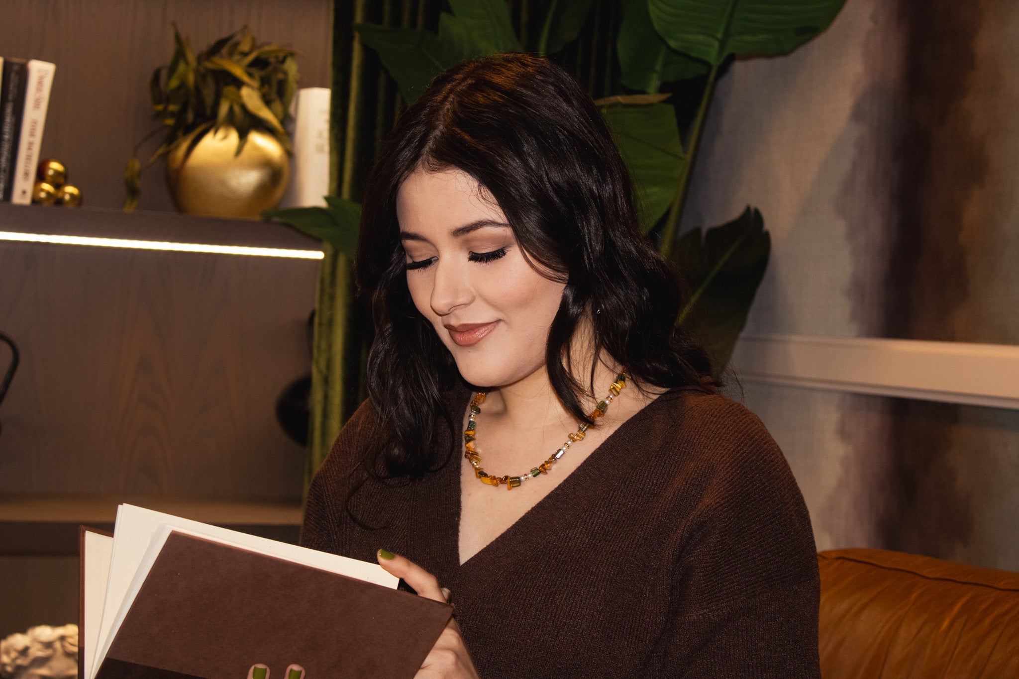 Citrus Moss Necklace