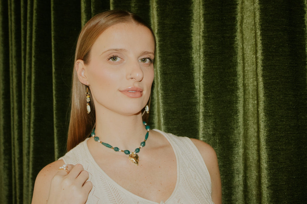 Blue Current Necklace