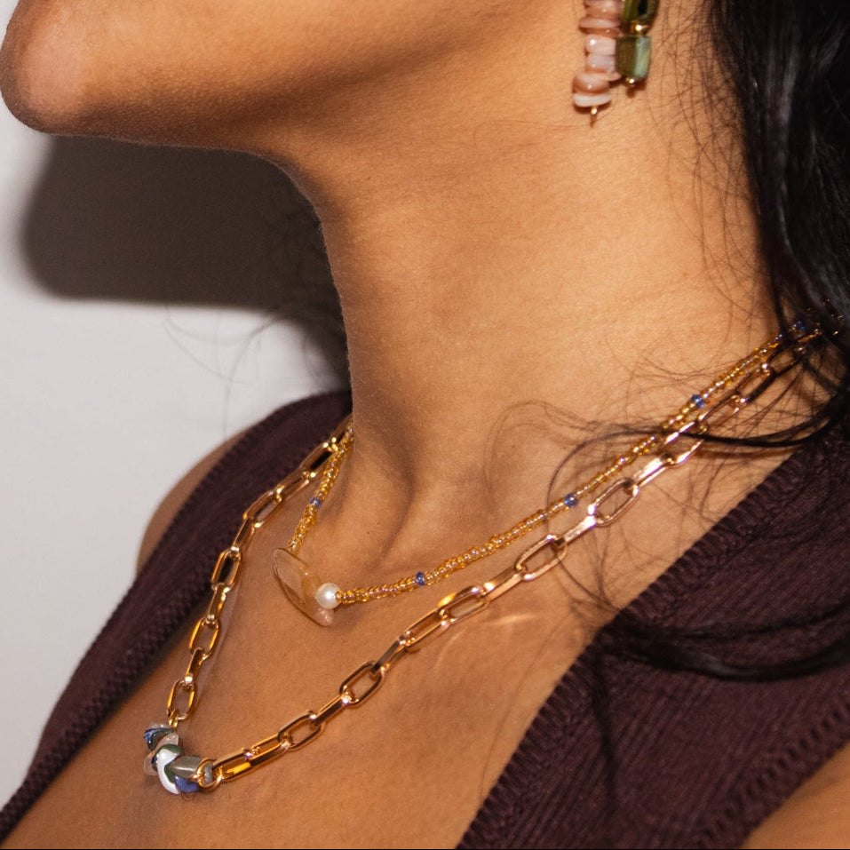 Earthtone Gemstone Chain